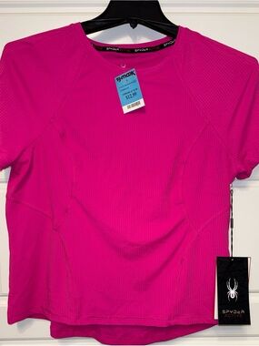 Women's Short Sleeve Performance Top - Hot Pink